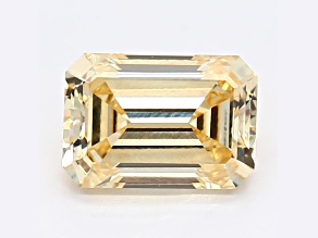 1.90ct Deep Yellow Emerald Cut Lab-Grown Diamond VS1 Clarity IGI Certified