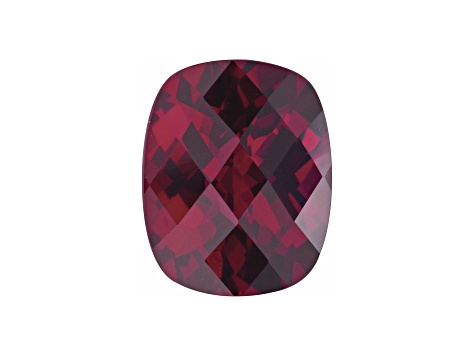 Rhodolite 9x7mm Checkerboard Cushion 2.60ct