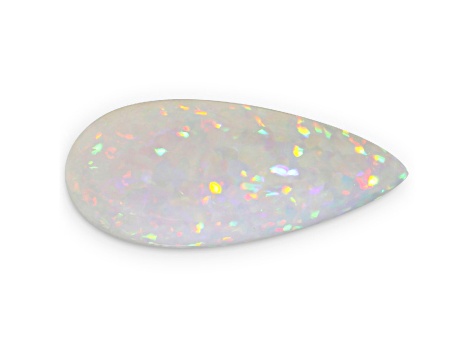 Ethiopian Opal 29.2x12.2mm Pear Shape Cabochon 14.80ct