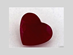 Ruby 7.04x6.18mm Heart Shape 1.22ct