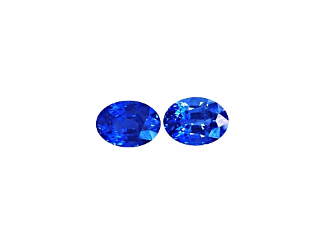 Sapphire 10x7.5mm Oval Matched Pair 8.64ctw