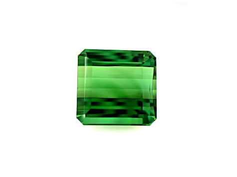 Green Tourmaline 10.7x10.0mm Emerald Cut 7.22ct