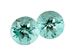 Apatite 6mm Round Matched Pair 1.70ctw