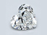 1.9ct Natural White Diamond Heart Shape, F Color, VS2 Clarity, GIA Certified