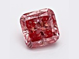 1.07ct Vivid Pink Radiant Cut Lab-Grown Diamond VS2 Clarity IGI Certified