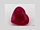 Ruby 6.39x5.71mm Heart Shape 1.09ct