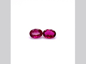 Rubellite 7x5mm Oval Matched Pair 1.78ctw