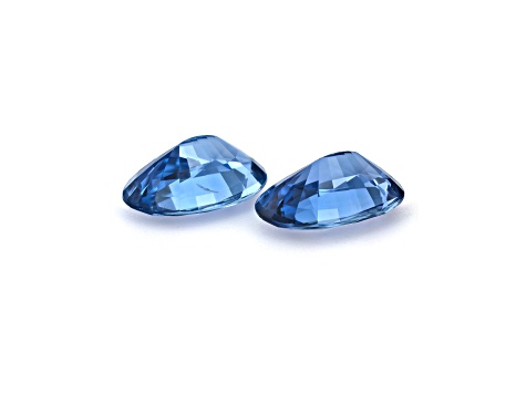 Sapphire 8.4x6.3mm Oval Matched Pair 3.15ctw