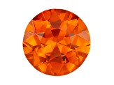 Orange Sapphire Loose Gemstone 8.8mm Round 2.99ct