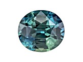 Teal Sapphire 7.4x5.8mm Oval 1.50ct