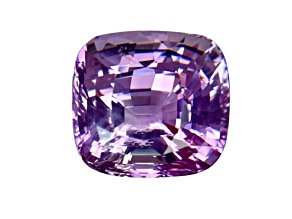 Pink Sapphire Loose Gemstone Unheated 10.8x9.96mm Cushion 8.1ct