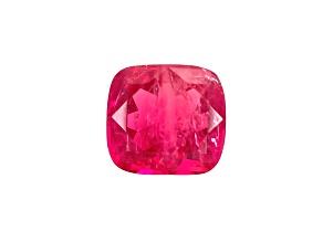 Red Beryl 6.0x5.5mm Cushion 0.77ct