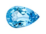 Swiss Blue Topaz 15x10mm Pear Shape 5.00ct