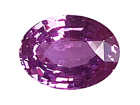 Pink Sapphire Loose Gemstone 10.9x8.3mm Oval 4.02ct
