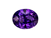 Purple Sapphire Loose Gemstone Unheated 8.77x6.92mm Oval 2.64ct