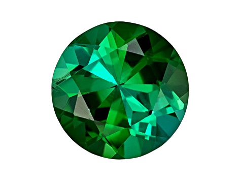 Bluish Green Tourmaline 6mm Round 0.79ct