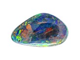 Australian Black Opal 10x6mm Free-Form Cabochon 0.85ct