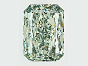 3.23ct Intense Green Radiant Cut Lab-Grown Diamond VS2 Clarity IGI Certified