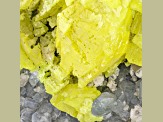 American Sulfur and Celestite 11.5x9.3cm Specimen