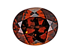 Orange Zircon 11.5x9.5mm Oval 6.76ct