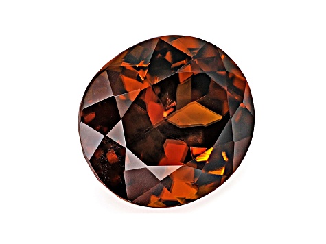 Orange Zircon 11.5x9.5mm Oval 6.76ct