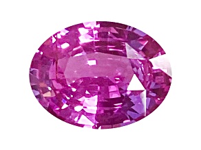 Pink Sapphire Loose Gemstone Unheated 9.3x7.2mm Oval 2.12ct
