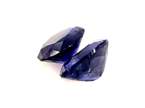 Iolite 8.8x6.8mm Oval Matched Pair 2.84ctw