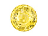 Yellow Sapphire Loose Gemstone 6mm Round 1.09ct
