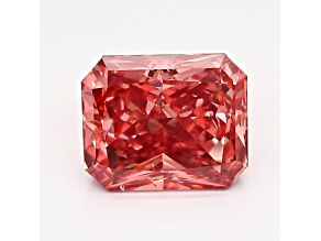 1.00ct Vivid Pink Radiant Cut Lab-Grown Diamond SI2 Clarity IGI Certified