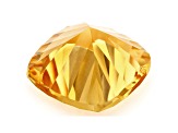 Citrine 12mm Cushion Concave Cut 5.75ct