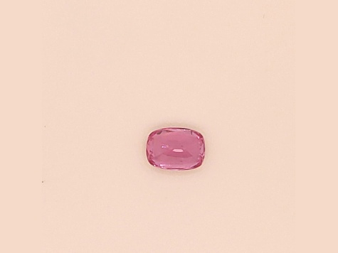 Pink Sapphire 7.3x5.3mm Cushion 1.26ct