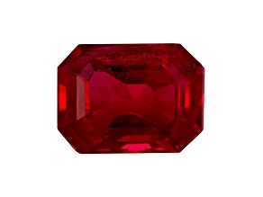 Ruby 6.9x4.9mm Emerald Cut 0.98ct