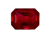 Ruby 6.9x4.9mm Emerald Cut 0.98ct