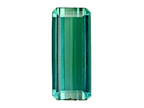 Teal Tourmaline 16.7x7.2mm Emerald Cut 5.27ct