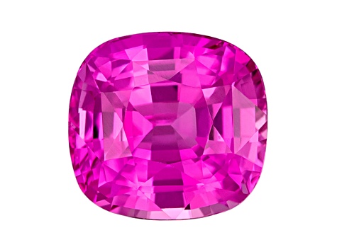 Pink Sapphire Loose Gemstone Unheated 6.94x6.58mm Cushion 2.02ct