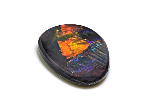 Australian Black Opal 11.5x7.3mm Pear Shape Cabochon 0.94ct