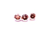 Sunstone 6mm Round Set of 3 2.69ctw
