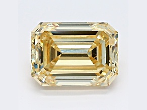 1.48ct Yellow Emerald Cut Lab-Grown Diamond VS2 Clarity IGI Certified