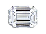 White Sapphire Loose Gemstone Unheated 11.42x8.72mm Emerald Cut 6.12ct