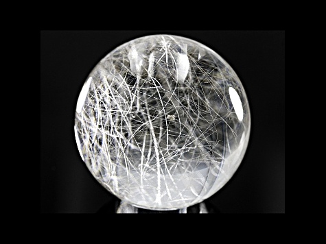 Rutilated Quartz 2 - 2.50 Inch 172 Gram Sphere. Inclusions Vary