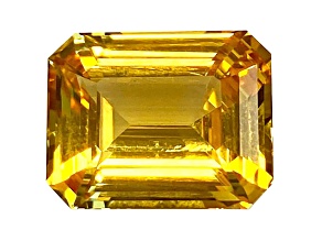 Yellow Sapphire 15.20x12.10mm Emerald Cut 14.54ct