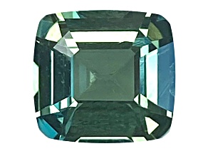 Green Sapphire Loose Gemstone 7.2x6.7mm Cushion 1.73ct