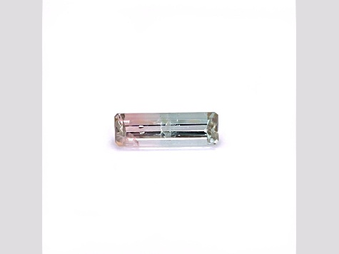 Bi-Color Tourmaline 17.8x5.7mm Emerald Cut 4.12ct