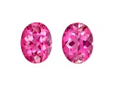 Pink Tourmaline 9x7mm Oval Matched Pair 3.5ctw