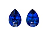 Sapphire 9.5x6.7mm Pear Shape Matched Pair 4.70ctw