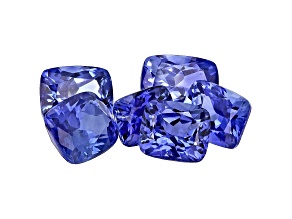Sapphire Cushion Set of 6 4.72ctw