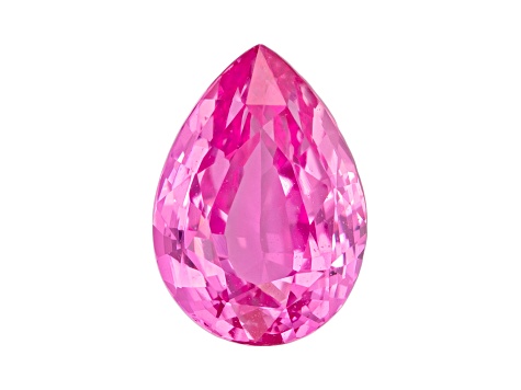 Pink Sapphire Loose Gemstone 7.8x5.5mm Pear Shape 1.52ct