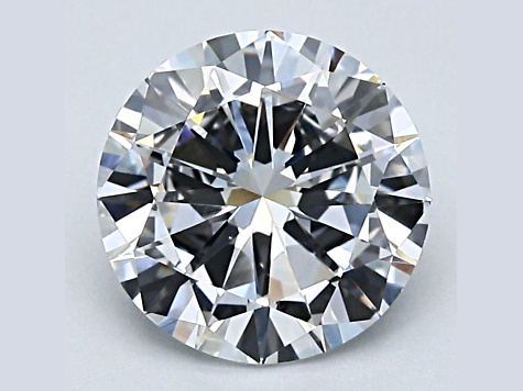 2.03ct White Round Mined Diamond D Color, VS1, GIA Certified