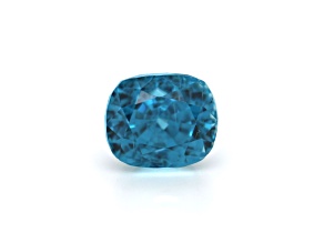 Blue Zircon 9.2x8.5mm Cushion 7.04ct