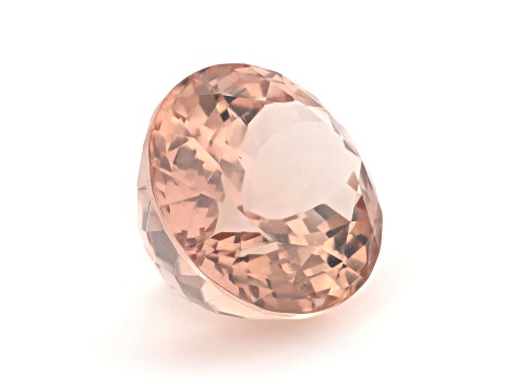 Peach Morganite 13.9x11.2mm Oval 7.24ct